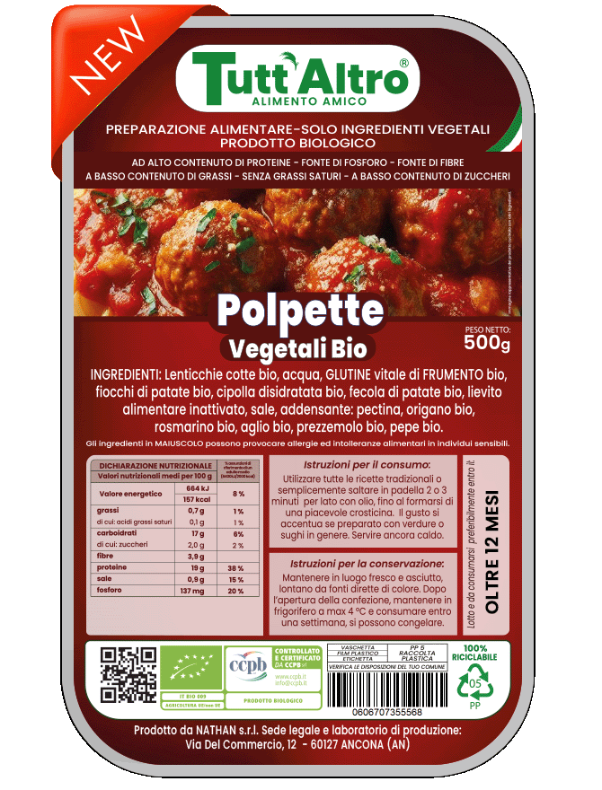 Polpette vegetali Bio