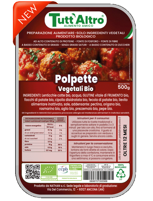 Polpette vegetali Bio