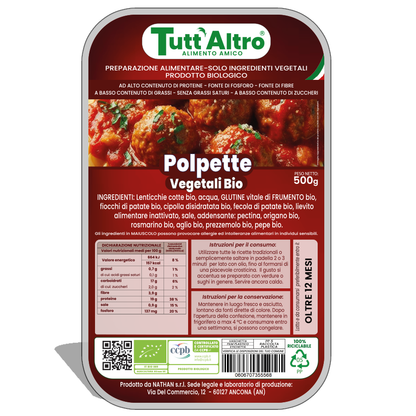 Polpette vegetali Bio